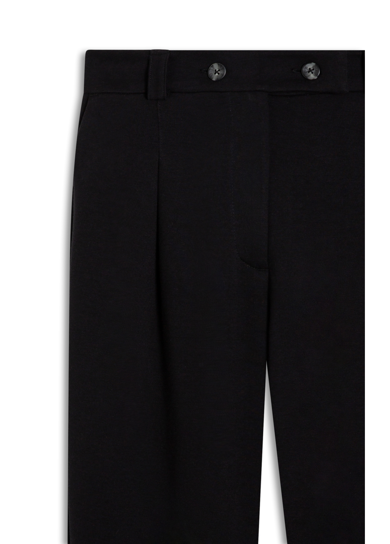 Calça Suedine Double Button Preto