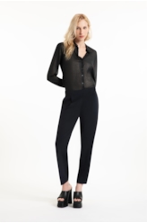 Calça Tailoring Carrot Dark Navy