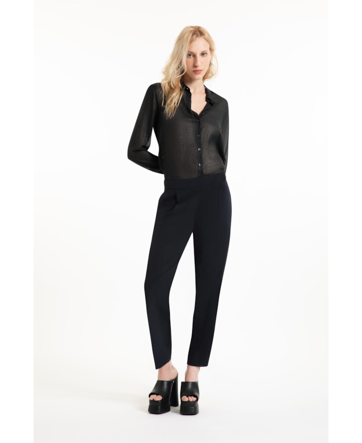 Calça Tailoring Carrot Dark Navy