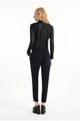 Calça Tailoring Carrot Dark Navy