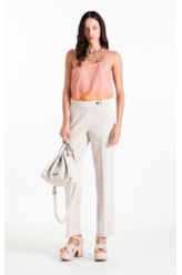 Calça Tailoring Slim b Faca Buttons Areia