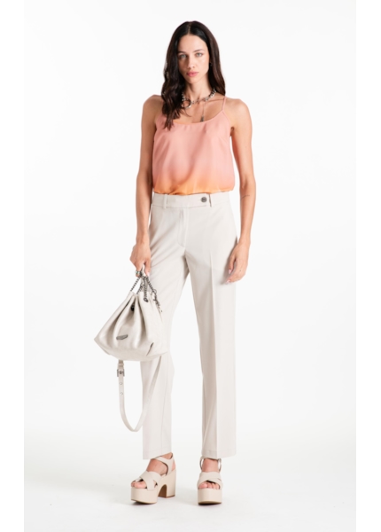 Calça Tailoring Slim b Faca Buttons Areia