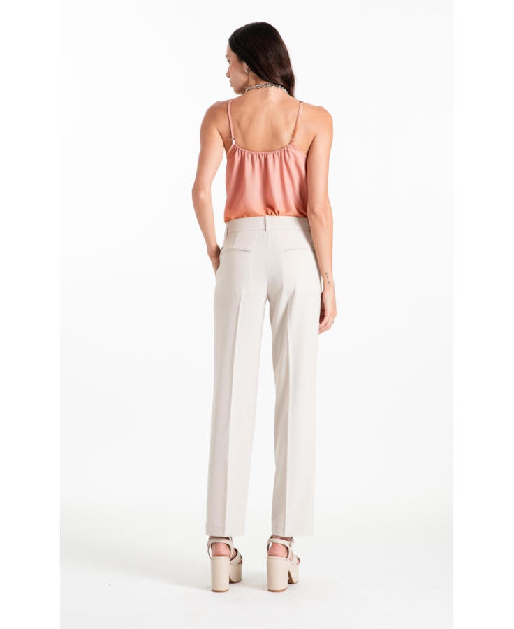 Calça Tailoring Slim b Faca Buttons Areia