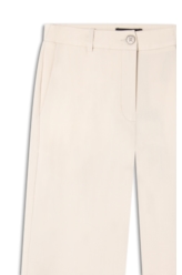 Calça Tailoring Straight Barra Italiana Areia