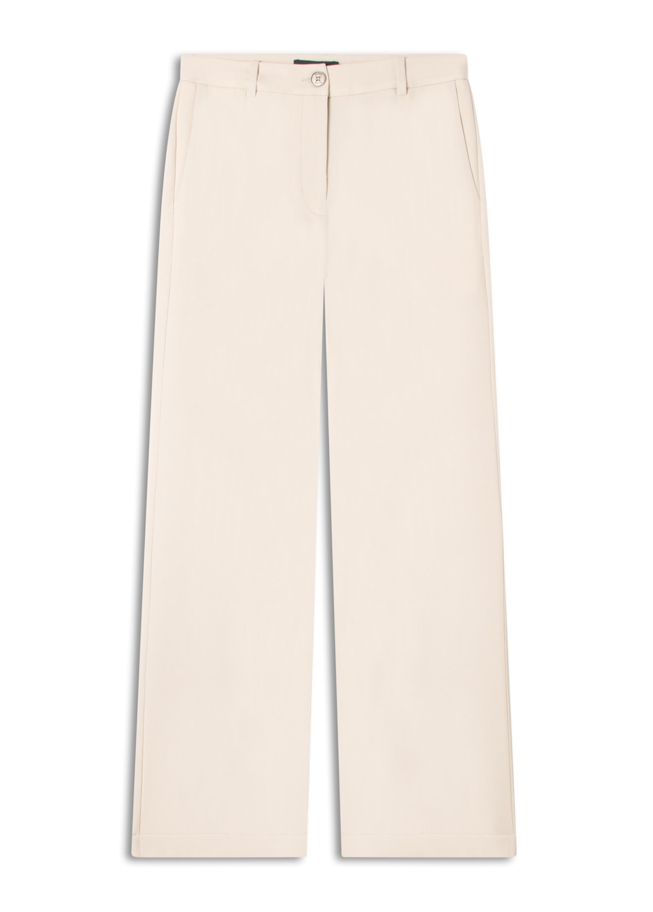 Calça Tailoring Straight Barra Italiana Areia
