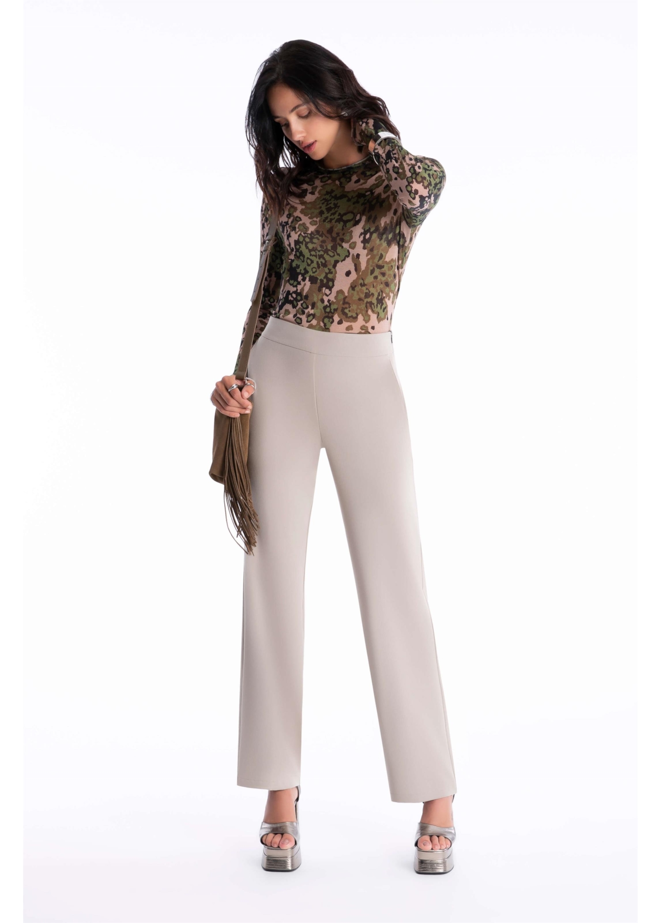 Calça Tailoring Straight Bege