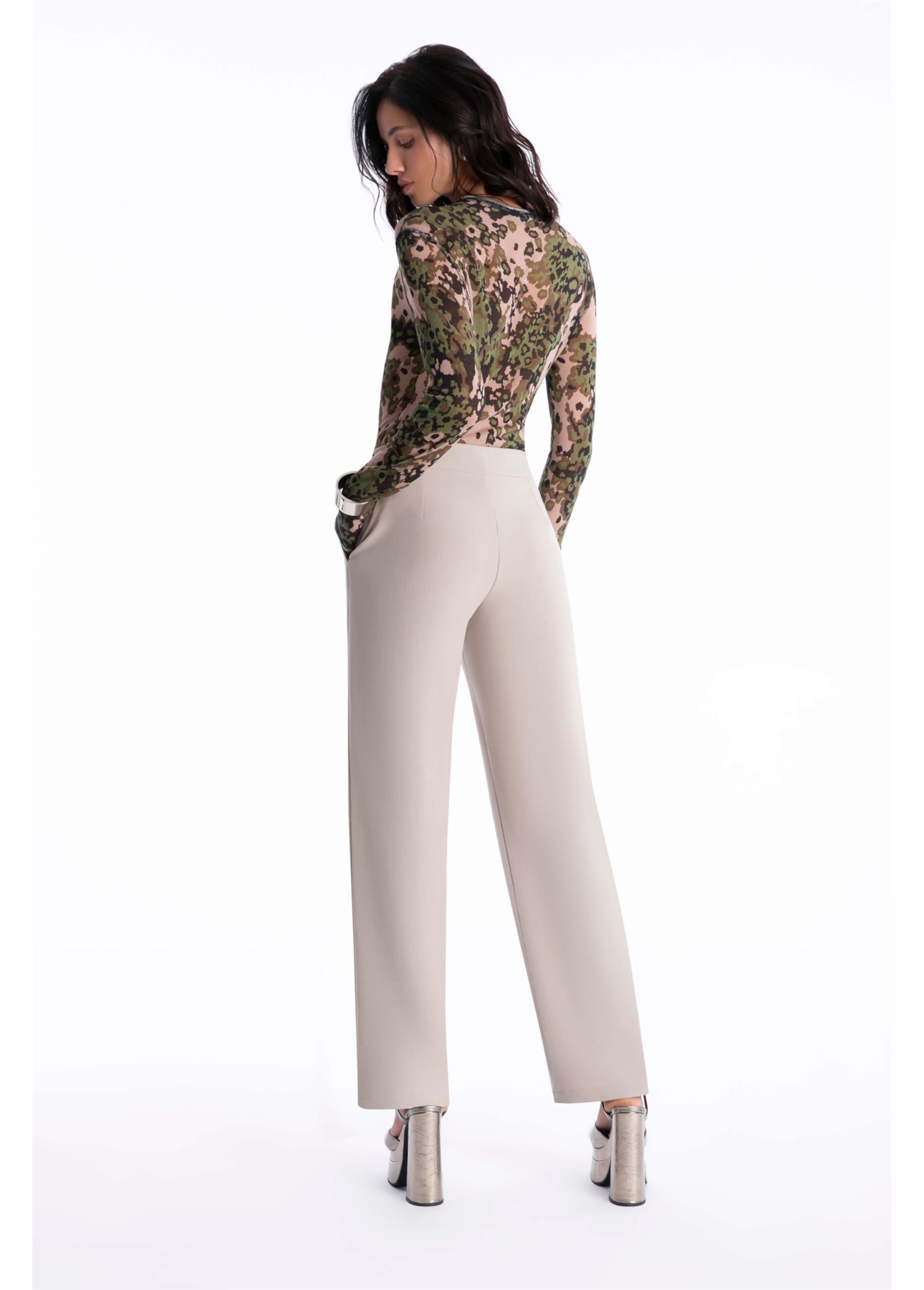 Calça Tailoring Straight Bege
