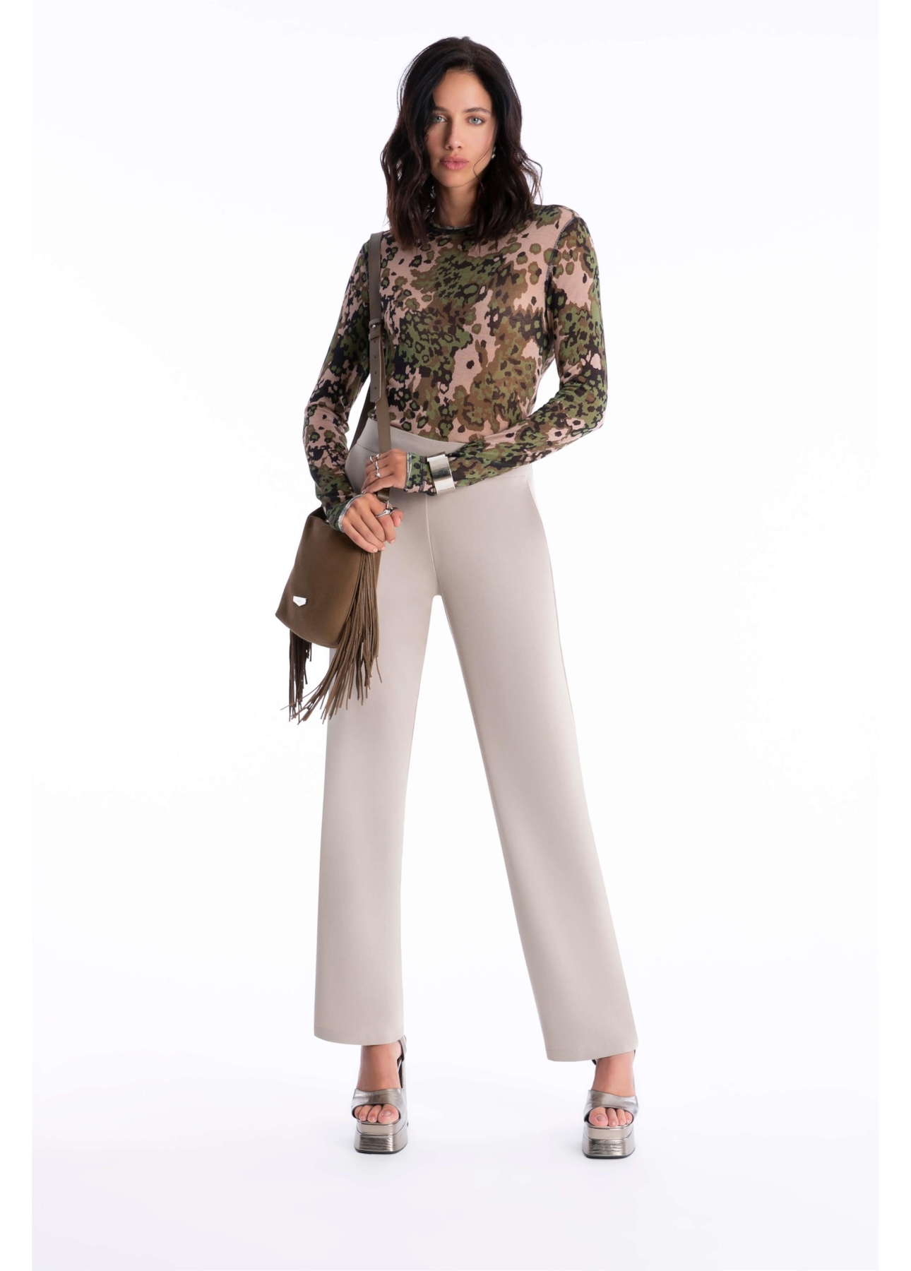 Calça Tailoring Straight Bege