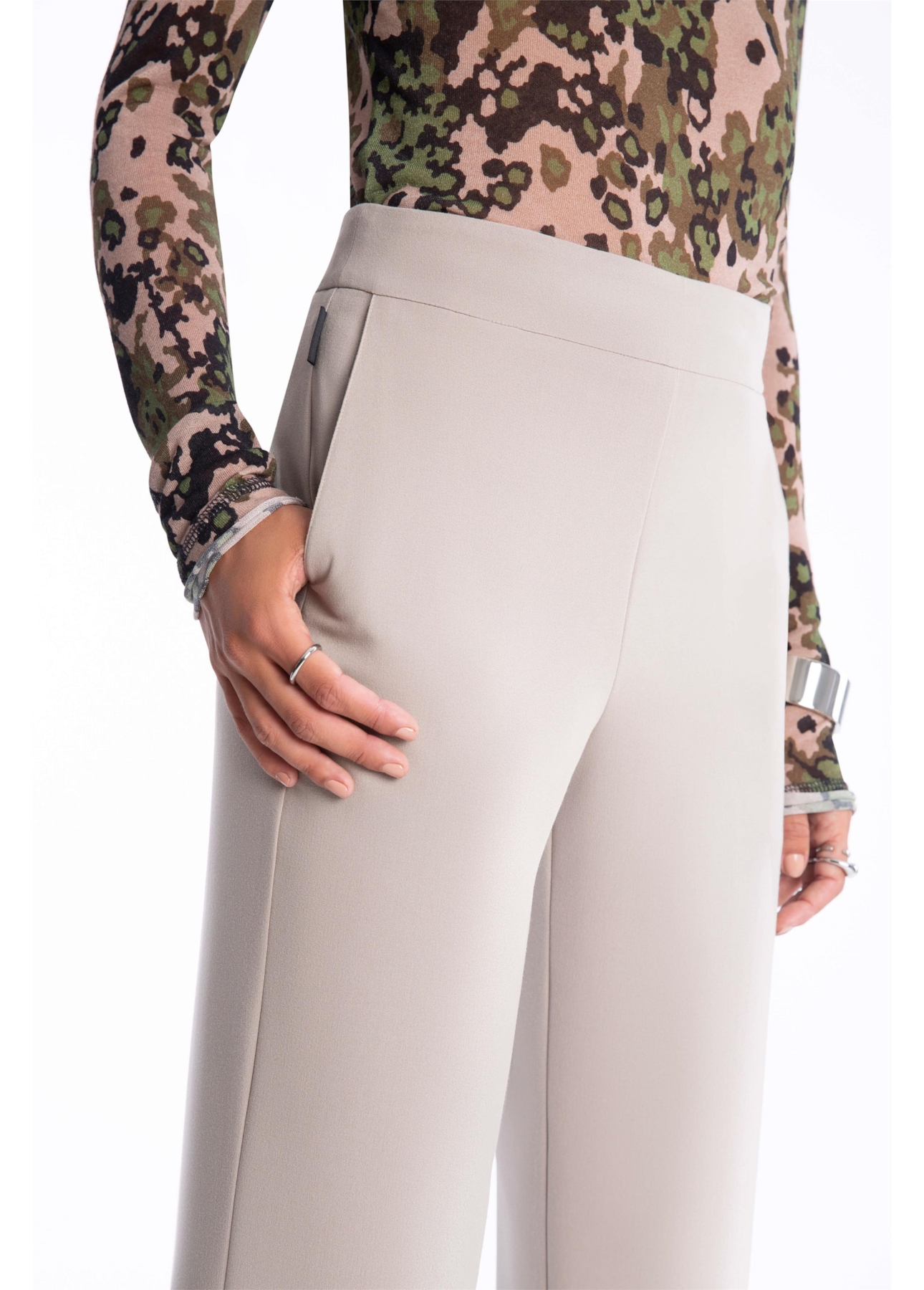 Calça Tailoring Straight Bege