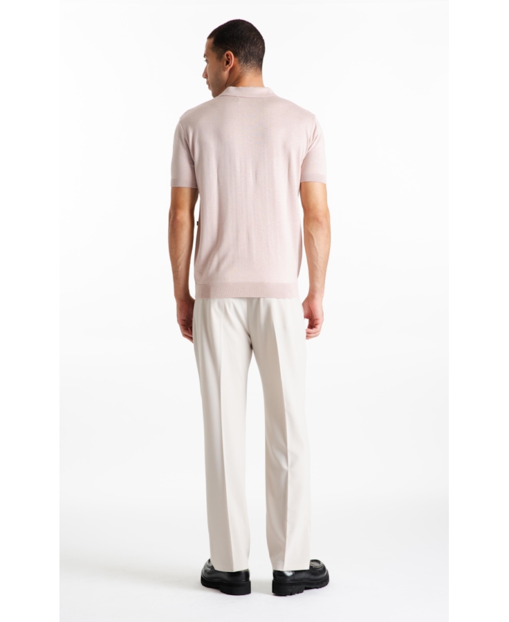 Calça Tailoring Trapezio b Faca Areia