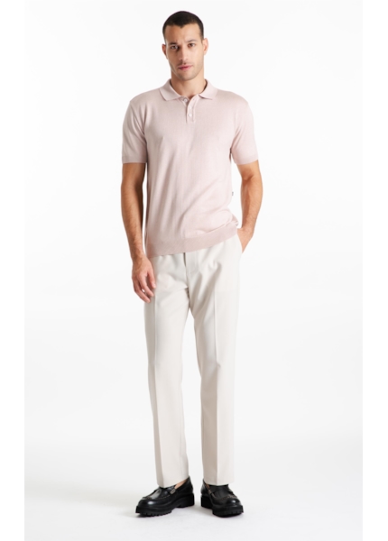 Calça Tailoring Trapezio b Faca Areia
