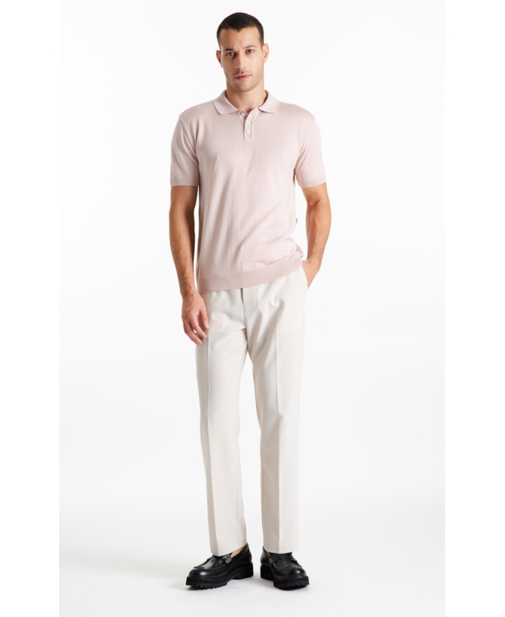 Calça Tailoring Trapezio b Faca Areia