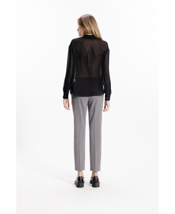 Calça Tailring Carrot Ellus Cinza Medio