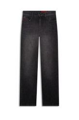 Calça Techno Black Reta Lav.Black C/ Grampos