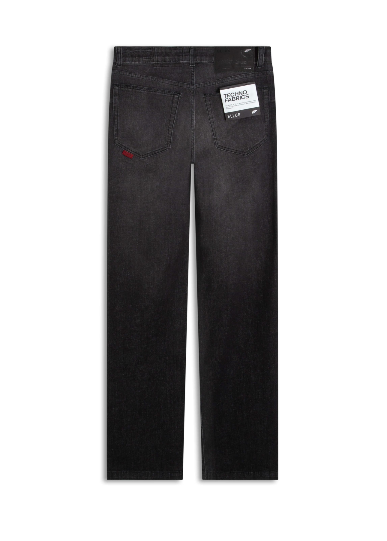 Calça Techno Black Reta Lav.Black C/ Grampos