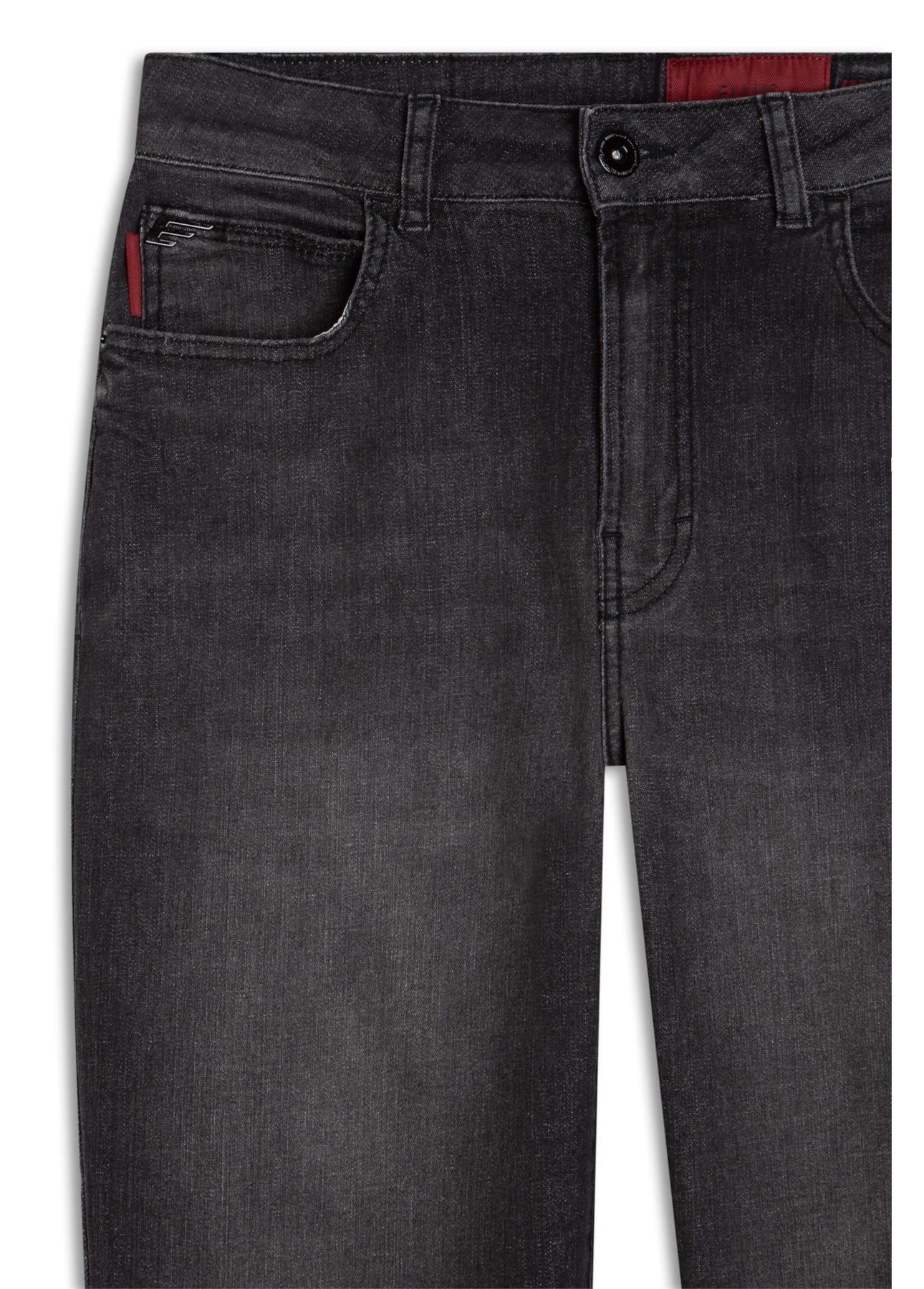 Calça Techno Black Reta Lav.Black C/ Grampos