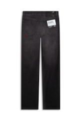 Calça Techno Black Reta Lav.Black C/ Grampos