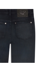 Calça Techno Fleece Dark Skinny Lav.Escuro C/ Jato