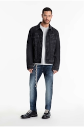Calca Techno Jogging Indigo Skinny 1341 Lav.Escuro C/Used