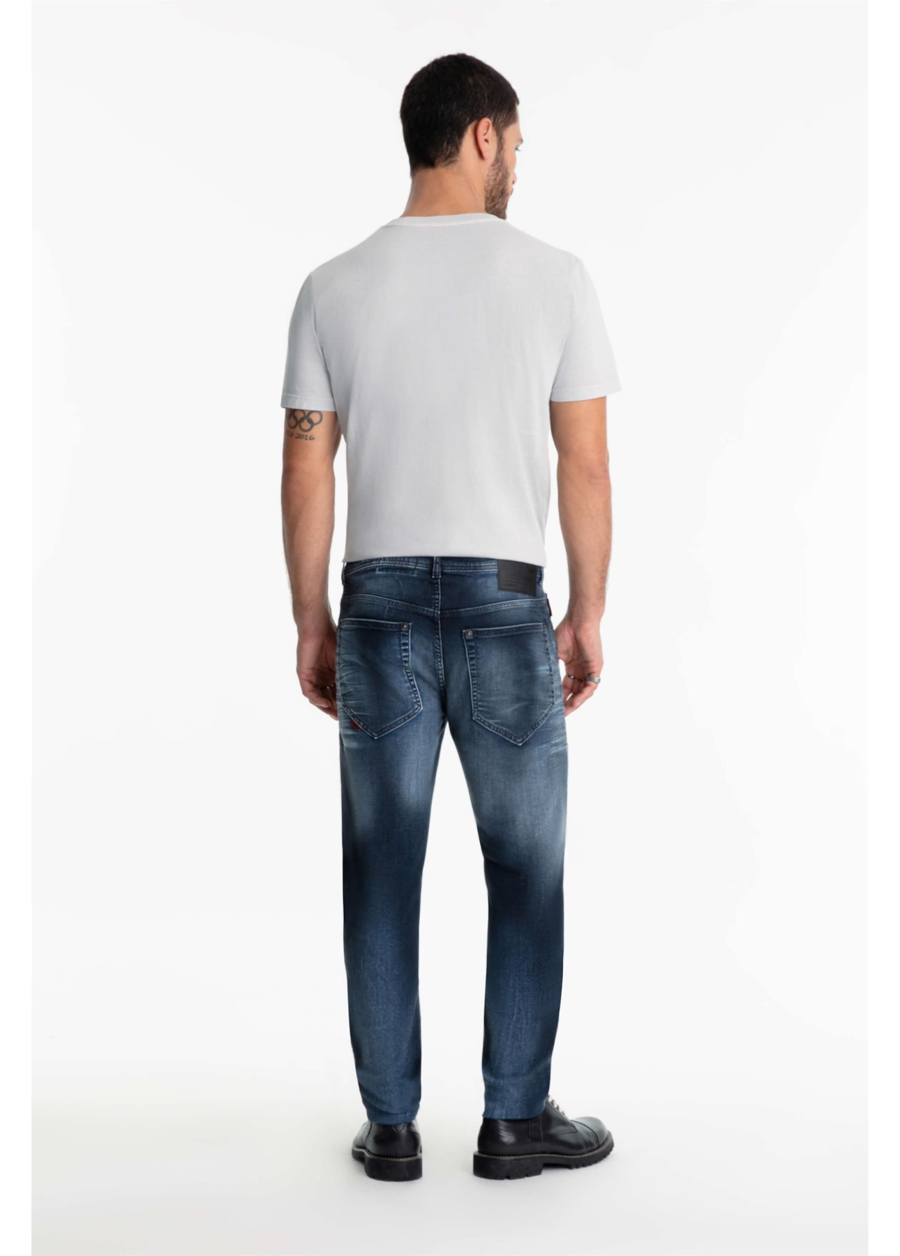Calca Techno Jogging Indigo Skinny 1341 Lav.Escuro C/Used