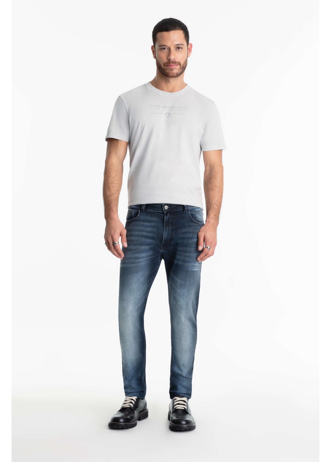 Calca Techno Jogging Indigo Skinny 1341 Lav.Escuro C/Used