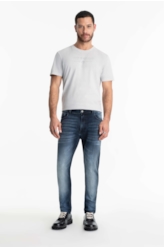 Calca Techno Jogging Indigo Skinny 1341 Lav.Escuro C/Used