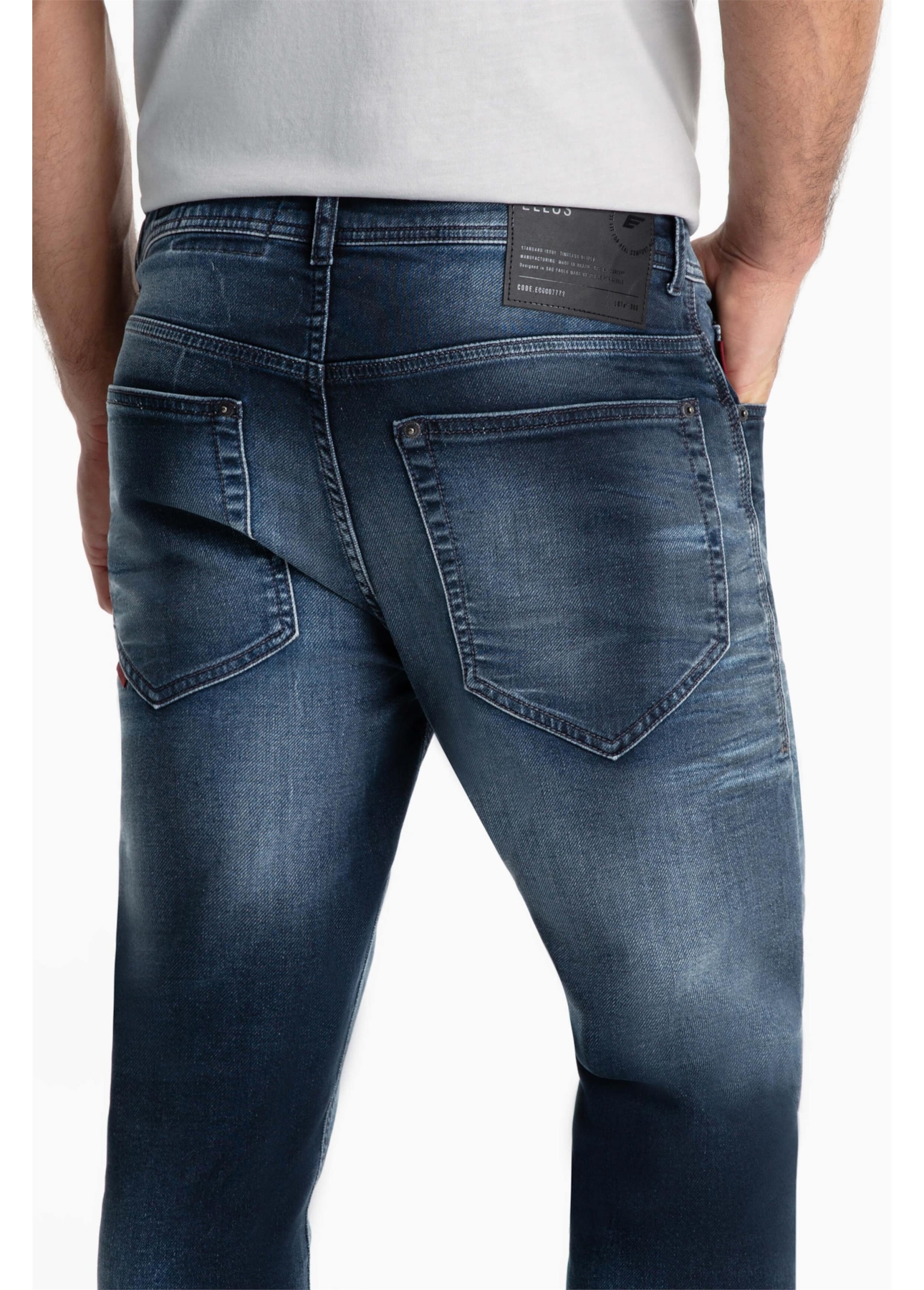 Calca Techno Jogging Indigo Skinny 1341 Lav.Escuro C/Used