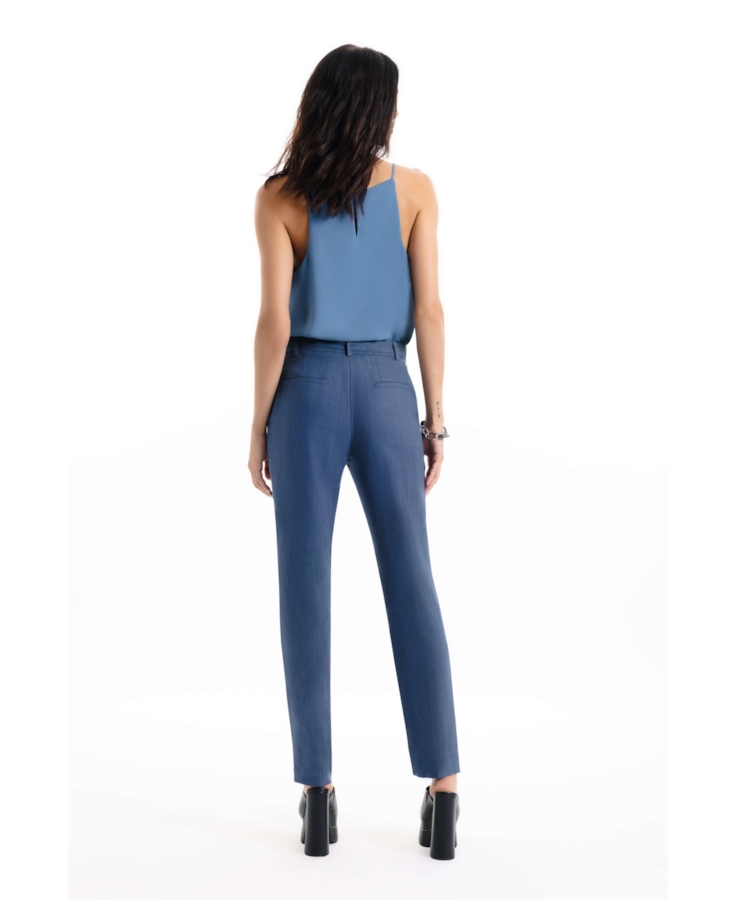 Calça Tolit Listrado Carrot Petroleo