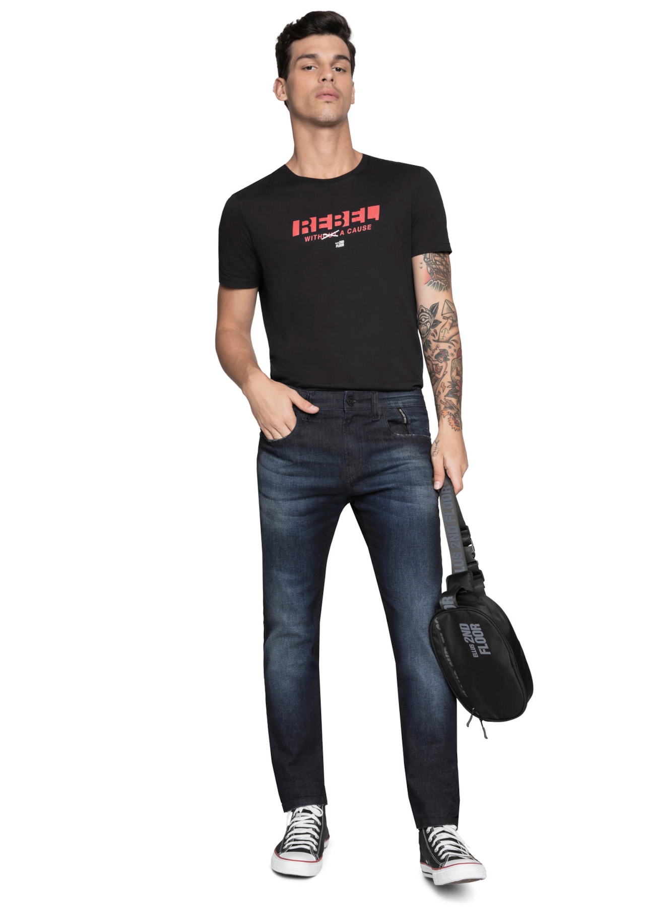 Calça Troy Super Slim Indigo 610 Lav.Escuro C/3d