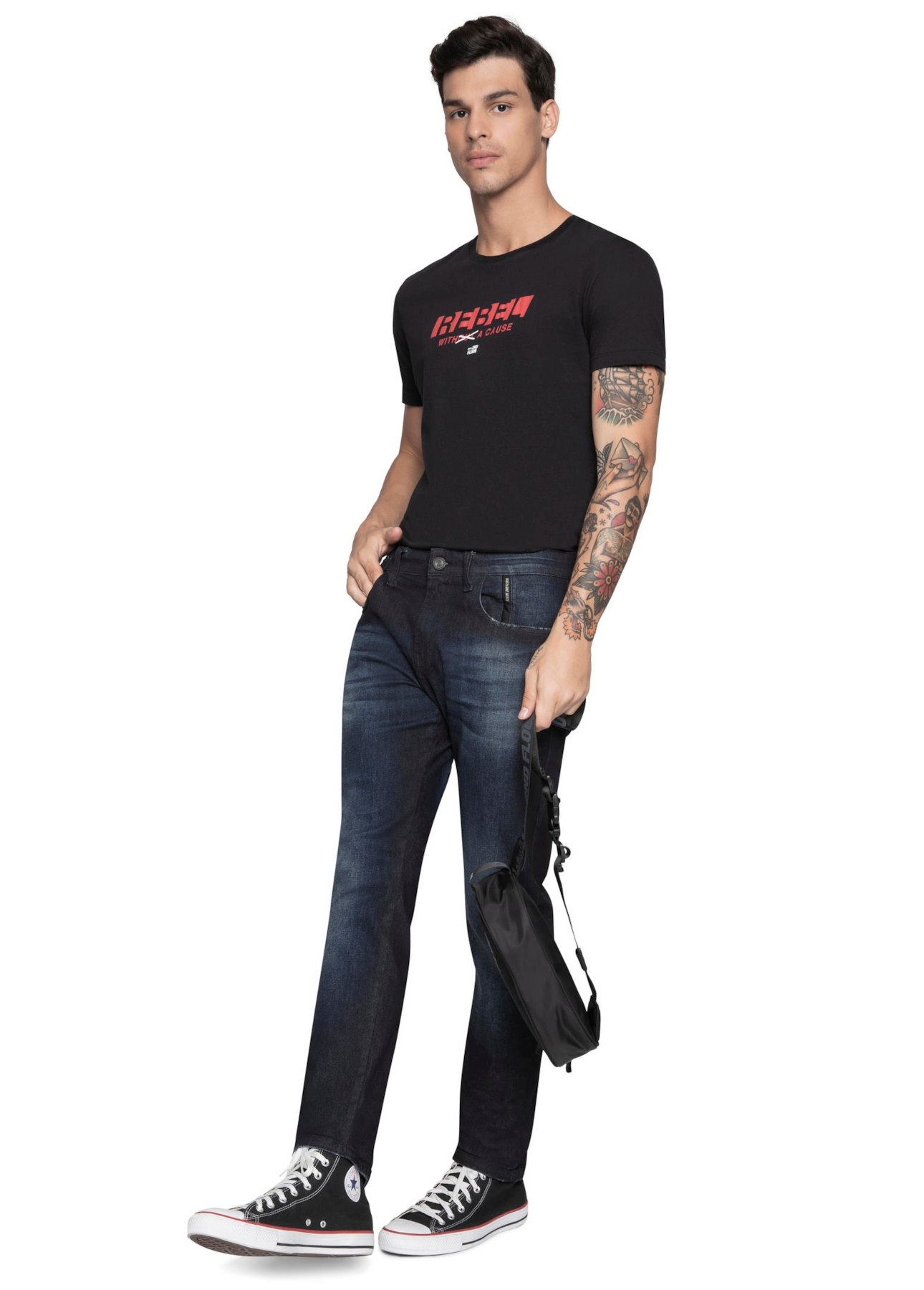 Calça Troy Super Slim Indigo 610 Lav.Escuro C/3d
