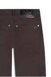 Calça Twill Baggy Marrom Escuro