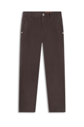 Calça Twill Baggy Marrom Escuro