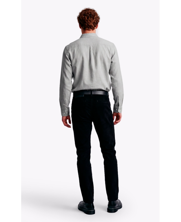 Calça Veludo Slim Preto
