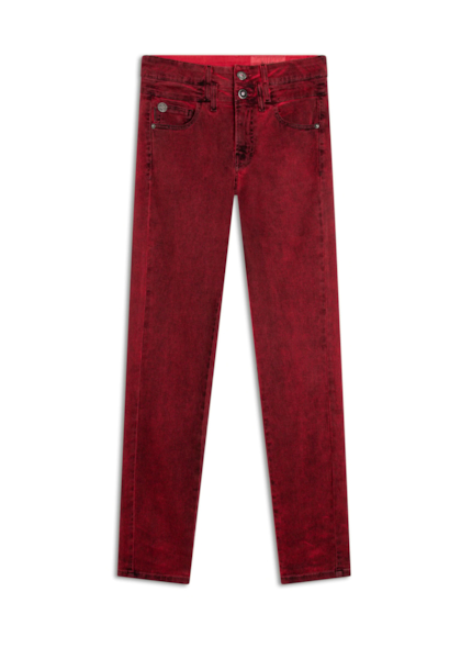 Calça Vintage Denim Color Cereja