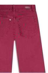 Calça Vintage Denim Color Flare Magenta