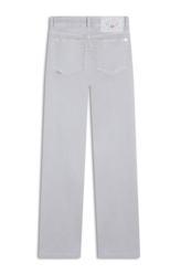 Calça Vintage Denim Color Gisele Reta 5 Pock Silver