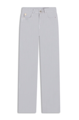 Calça Vintage Denim Color Gisele Reta 5 Pock Silver