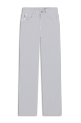 Calça Vintage Denim Color Gisele Reta 5 Pock Silver