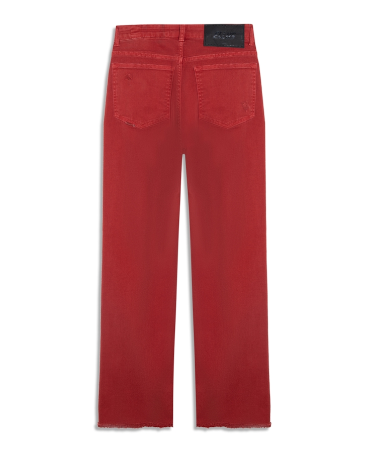 Calça Vintage Denim Color Low Rise Terra