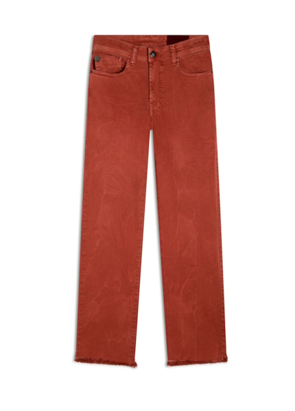 Calça Vintage Denim Color Marble Wash Telha