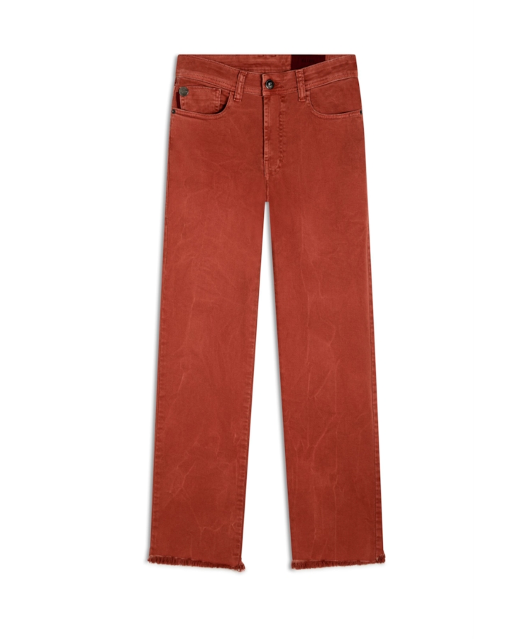 Calça Vintage Denim Color Marble Wash Telha