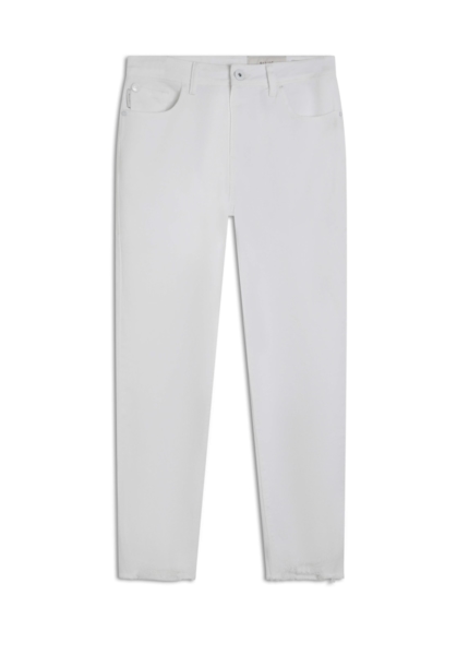 Calça Vintage Denim Color Mom Branco