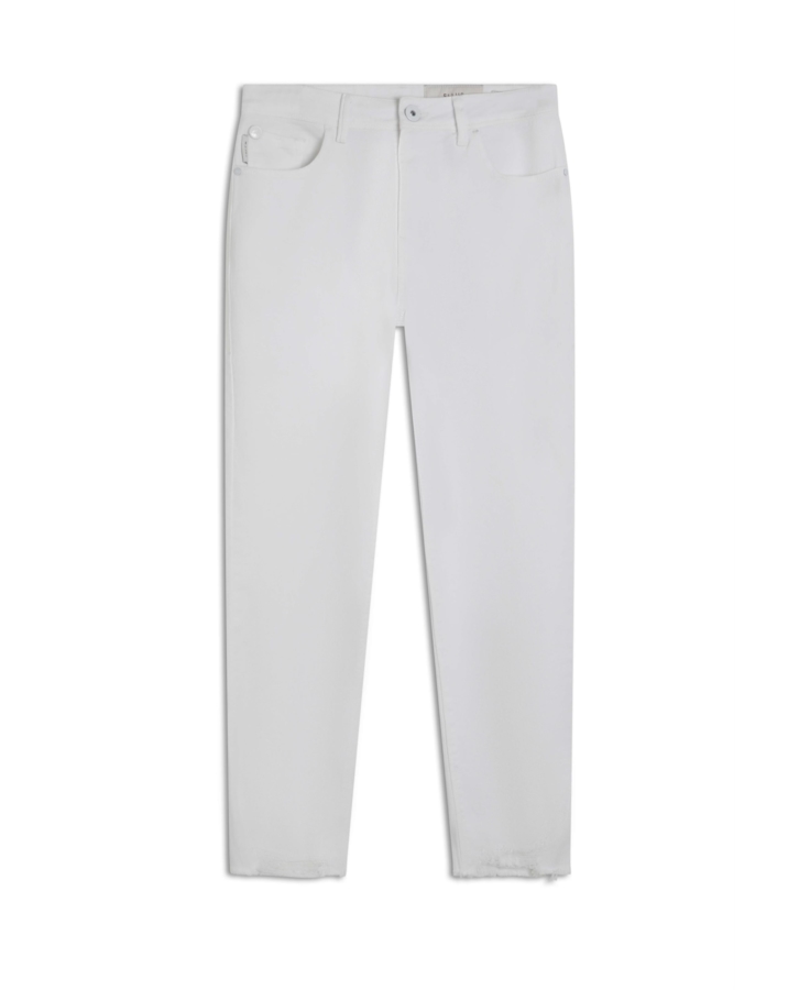 Calça Vintage Denim Color Mom Branco