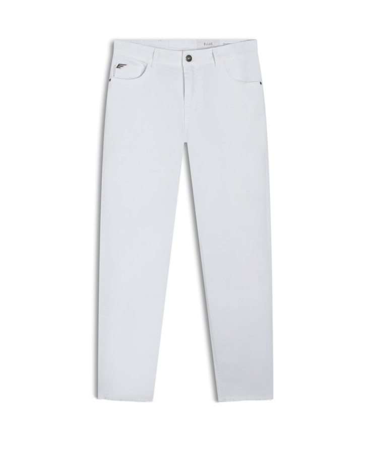 Calça Vintage Denim Color Mom Branco