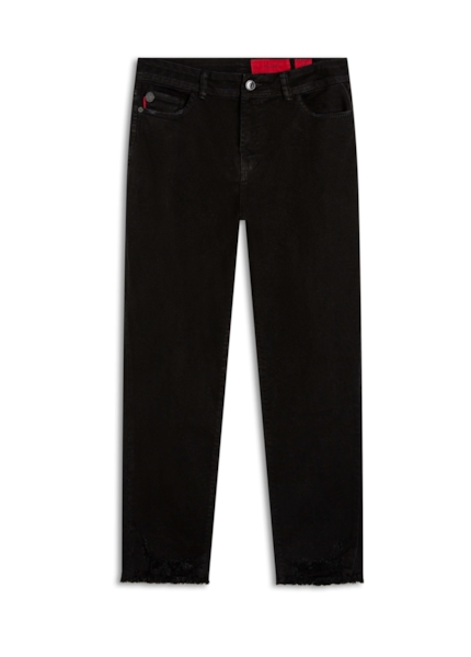 Calça Vintage Denim Color Mom Preto