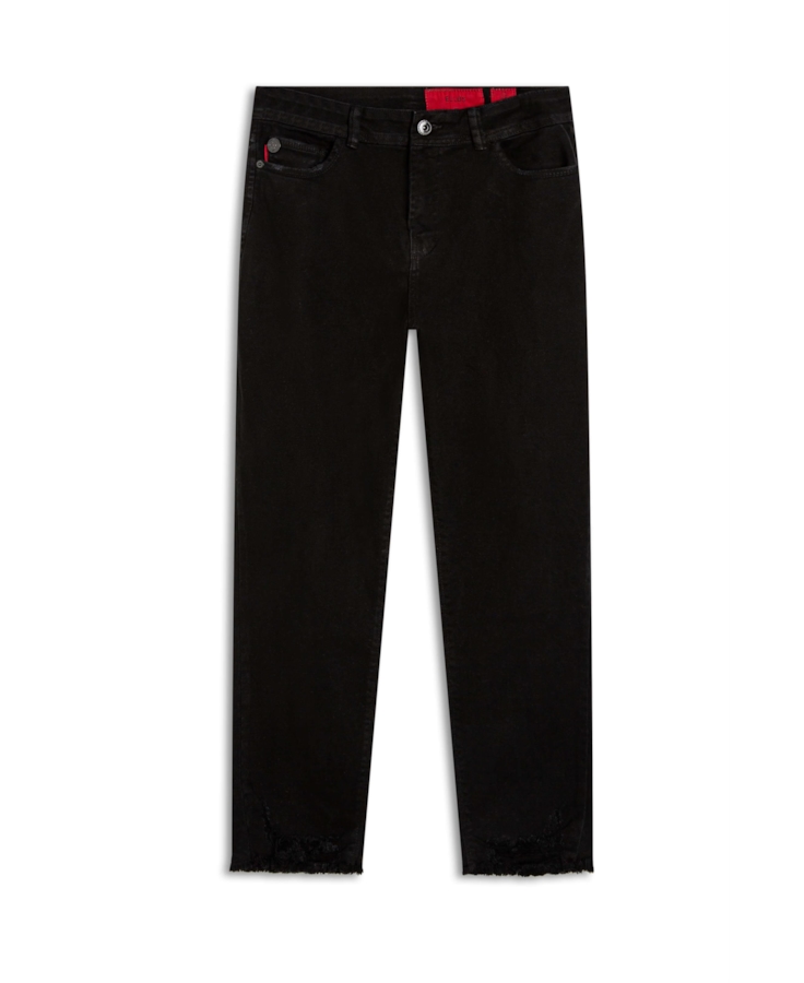 Calça Vintage Denim Color Mom Preto