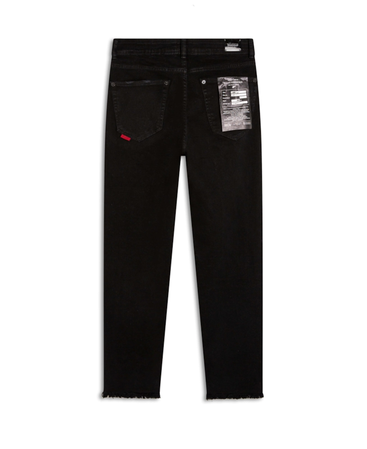 Calça Vintage Denim Color Mom Preto