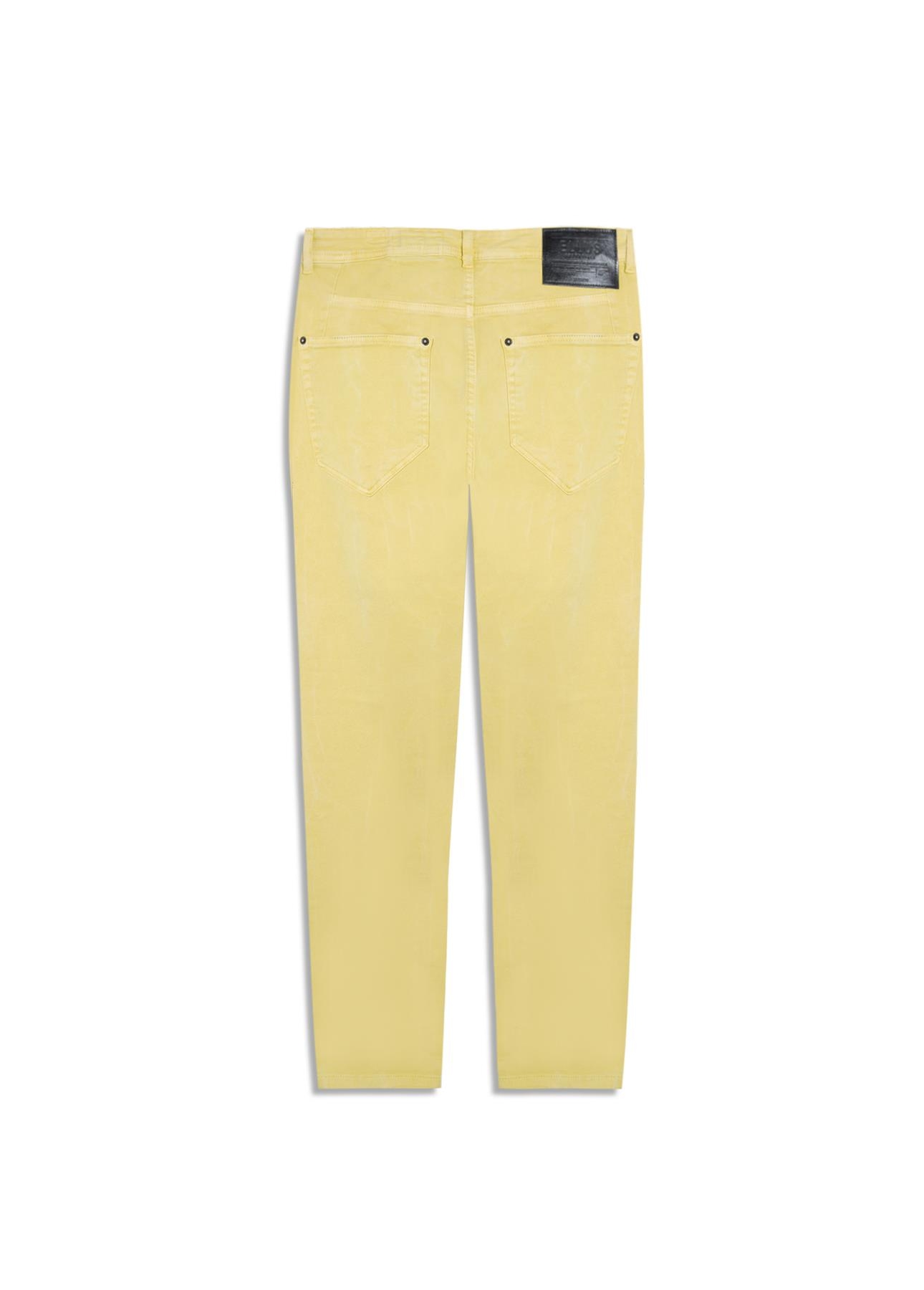 Calça Vintage Denim Color Recorte Citrus