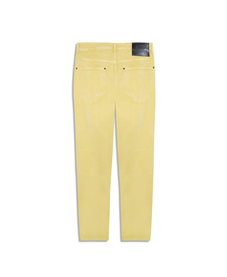 Calça Vintage Denim Color Recorte Citrus