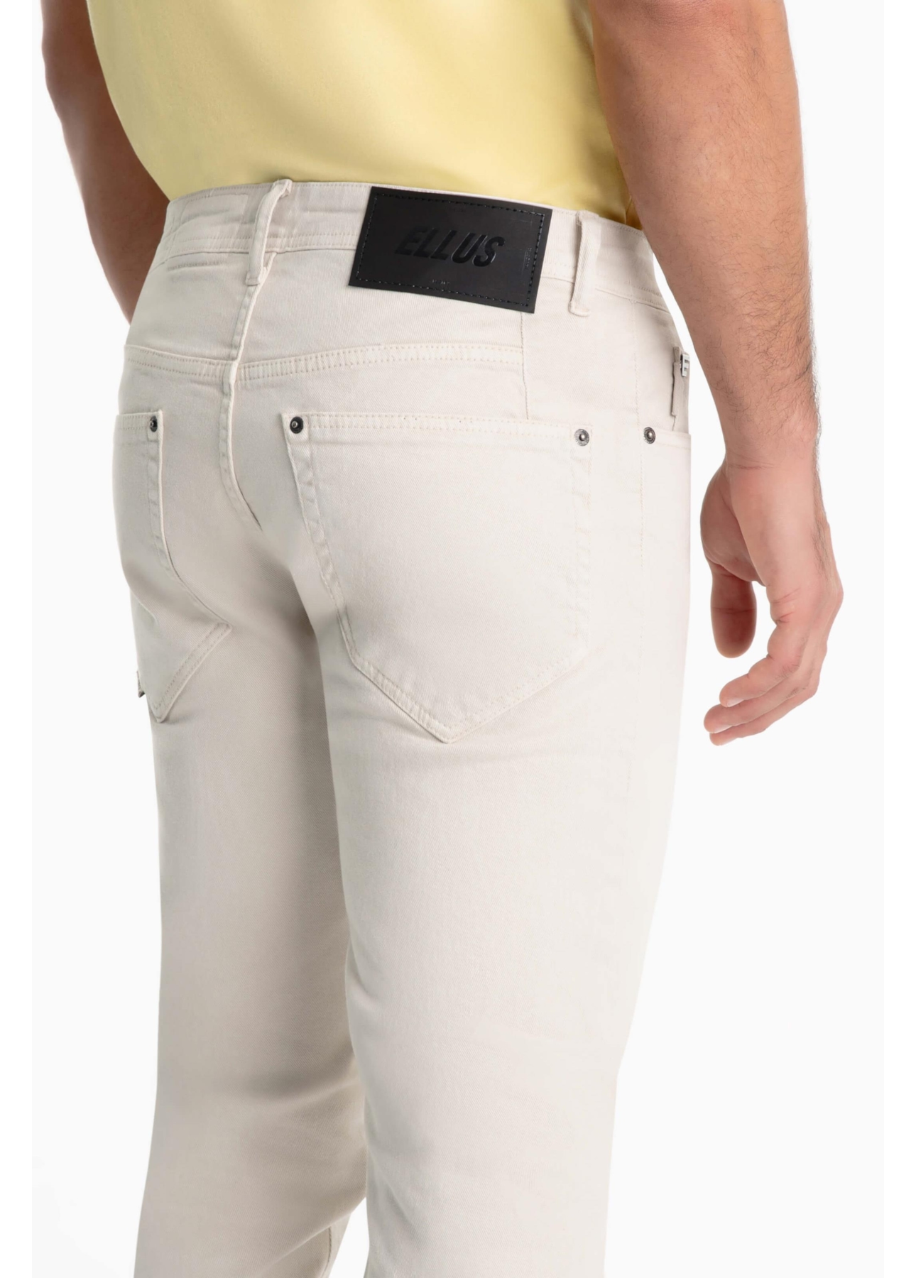 Calça Vintage Denim Color Recorte Sandy